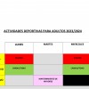HORARIOS ACTIVIDADES DEPORTIVAS