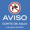 COMUNICADO OFICIAL: CORTE DE SUMINISTRO DE AGUA