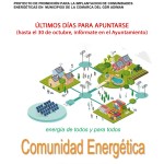 CREACIÓN COMUNIDAD ENERGÉTICA EN EL PICAZO (PLAZO INSCRIPCIÓN HASTA EL 30 DE OCTUBRE)