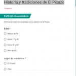 ENCUESTA HISTORIA Y TRADICIONES DE EL PICAZO