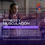 FITNESS Y MUSCULACIÓN (100 € DE NOVIEMBRE A JUNIO)