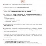III CONCURSO DE RELATO CORTO (PLAZO HASTA EL 19 DE ABRIL)