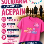 RUTA SOLIDARIA ACEPAIN: ESTE DOMINGO A LAS 7:30 DE LA MAÑANA