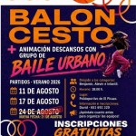 BALONCESTO: 17 Y 21 DE AGOSTO