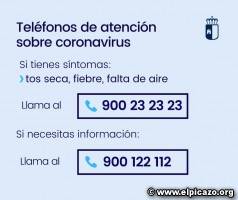 INFORMACIÓN DE INTERÉS PARA ACTUAR CONTRA EL CORONAVIRUS