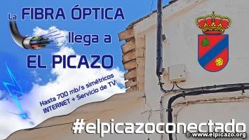 FIBRA ÓPTICA EN EL PICAZO DESDE EL 15 DE JUNIO DE 2020