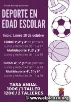 PREINCRIPCIÓN TALLERES DE DEPORTE EN EDAD ESCOLAR