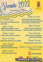 PROGRAMACIÓN CULTURAL VERANO 2022