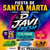 FIESTA DE SANTA MARTA 2026 - SÁBADO, 25 DE JULIO