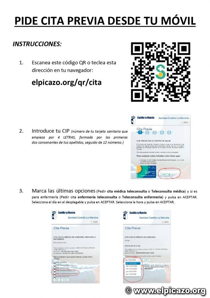 CITA PREVIA MÉDICA DESDE TU (APP IPHONE WEB) - El Picazo (Cuenca) - Ayuntamiento de El Picazo