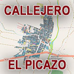 Mapa Callejero - El Picazo (Cuenca)